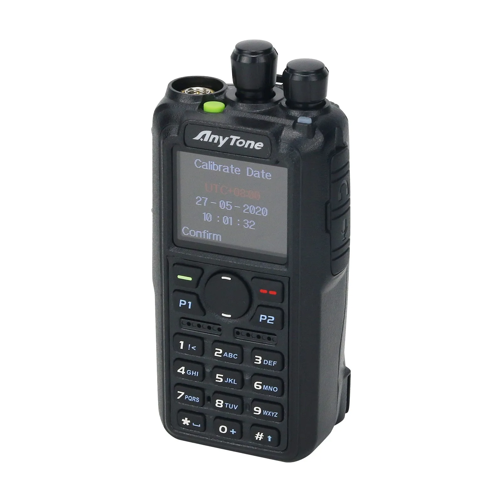 AnyTone 10KM AT-D878UVII Plus Handheld Transceiver VHF UHF Dual Band Digital Walkie Talkie Bluetooth DMR/FM Dual-Mode Long Range