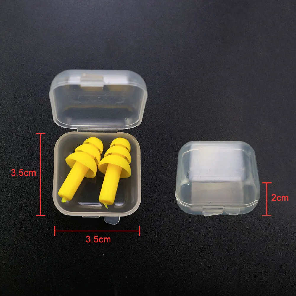 JCD 5Pairs Silicone Ear Plugs Sound Insulation Waterproof Swimming Earplugs Anti-noise Sleeping Plug For Travel Noise Reduction