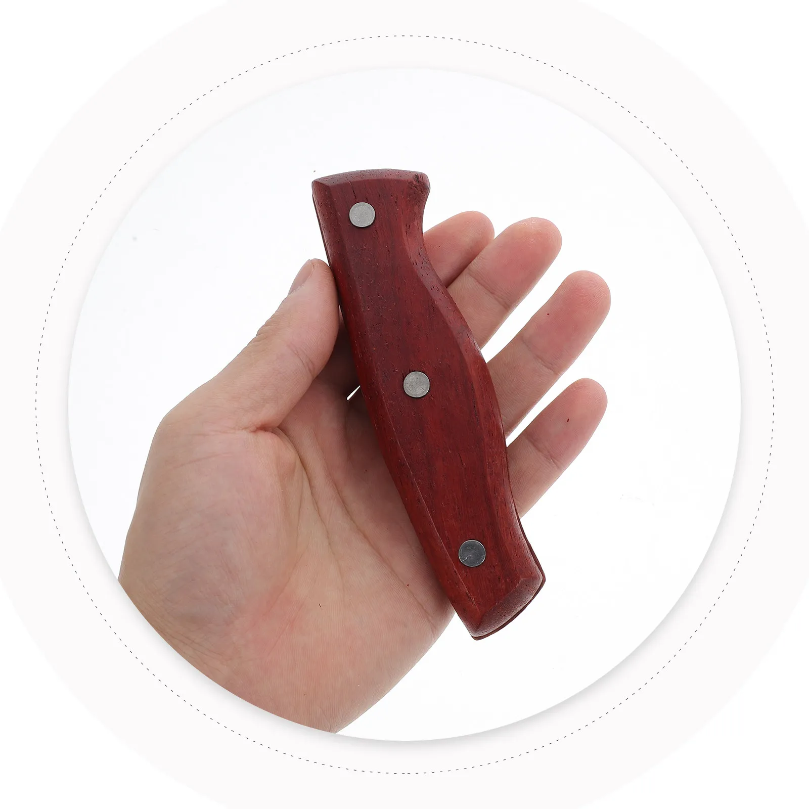 Kit de Repuesto de Mango de Madera para Cuchillos de Cocina Chinos y Japoneses, Agarre Ergonómico y Confortable, Reparación de Cuchillos Viejos, Bricolaje en la Cocina