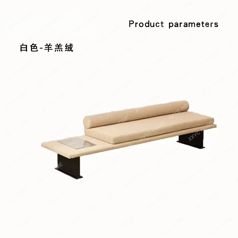 light luxury fabric sofa stool modern simple shoe changing stool cloakroom bench