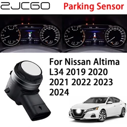 ZJCGO Front Rear Reverse Parking Sensor Assistance Backup Radar Buzzer System for Nissan Altima L34 2019~2024