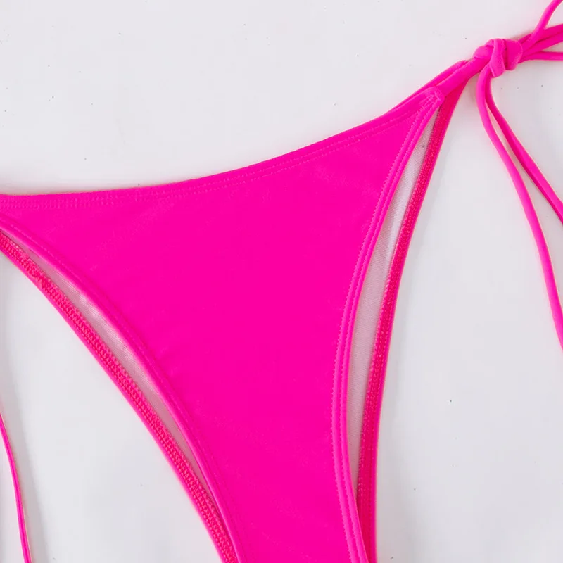 Sexy Bikini 3-teiliges Set Leopardenmuster mit langen Ärmeln Neuer Badeanzug Damen Schwimmen Low Waist Bademode Weibliche Badeanzüge