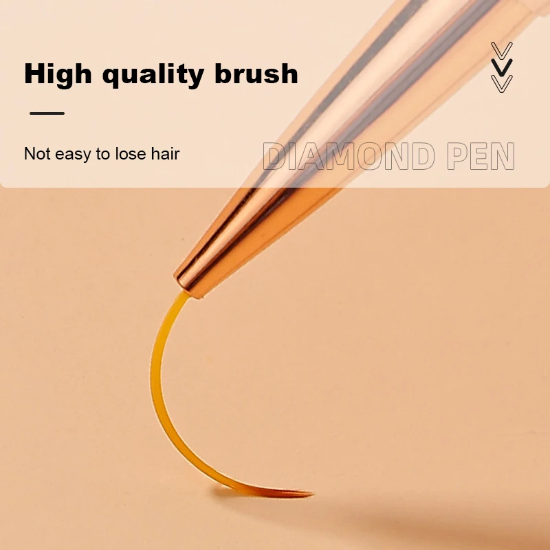 Dual-ended Nail Brush French Stripe Brushes Manicure Liner Brush 3D Tips Ultra-thin Line Drawing Pen UV Gel Painting Brushes