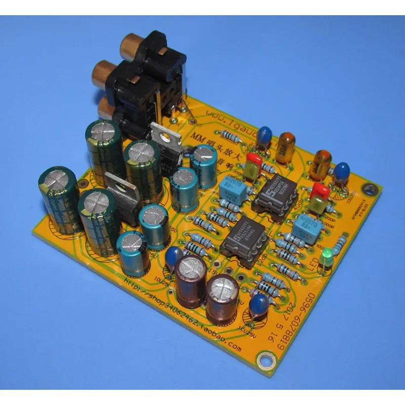 

FOR Japan ROTEL LP record player MM moving magnet phono amplifier circuit board LG191C, signal gain 40db