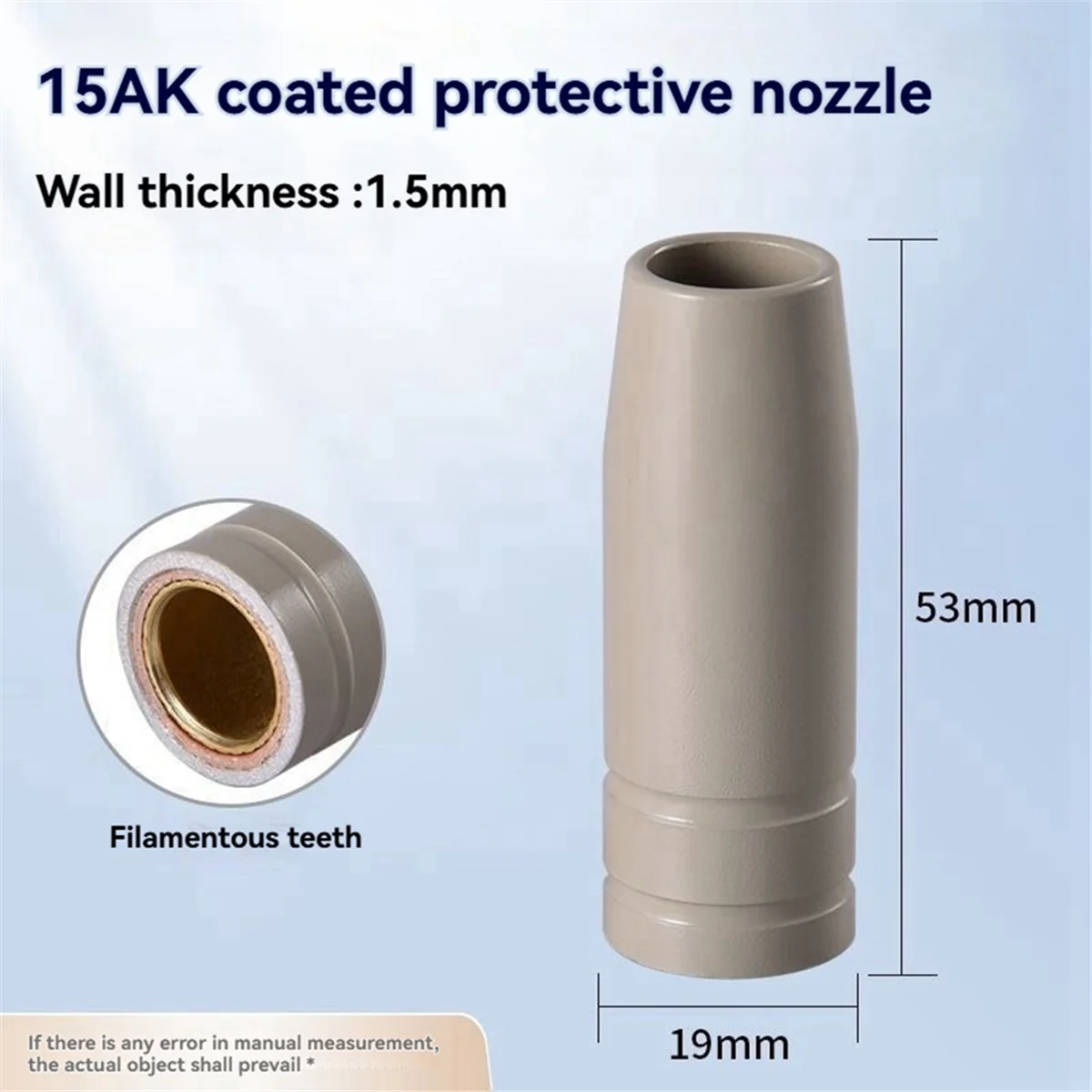 N18r 12 peças suporte de ponta de bico 15ak suporte de ponta de bico mig soldagem mig pino de contato kit de bico de cobertura