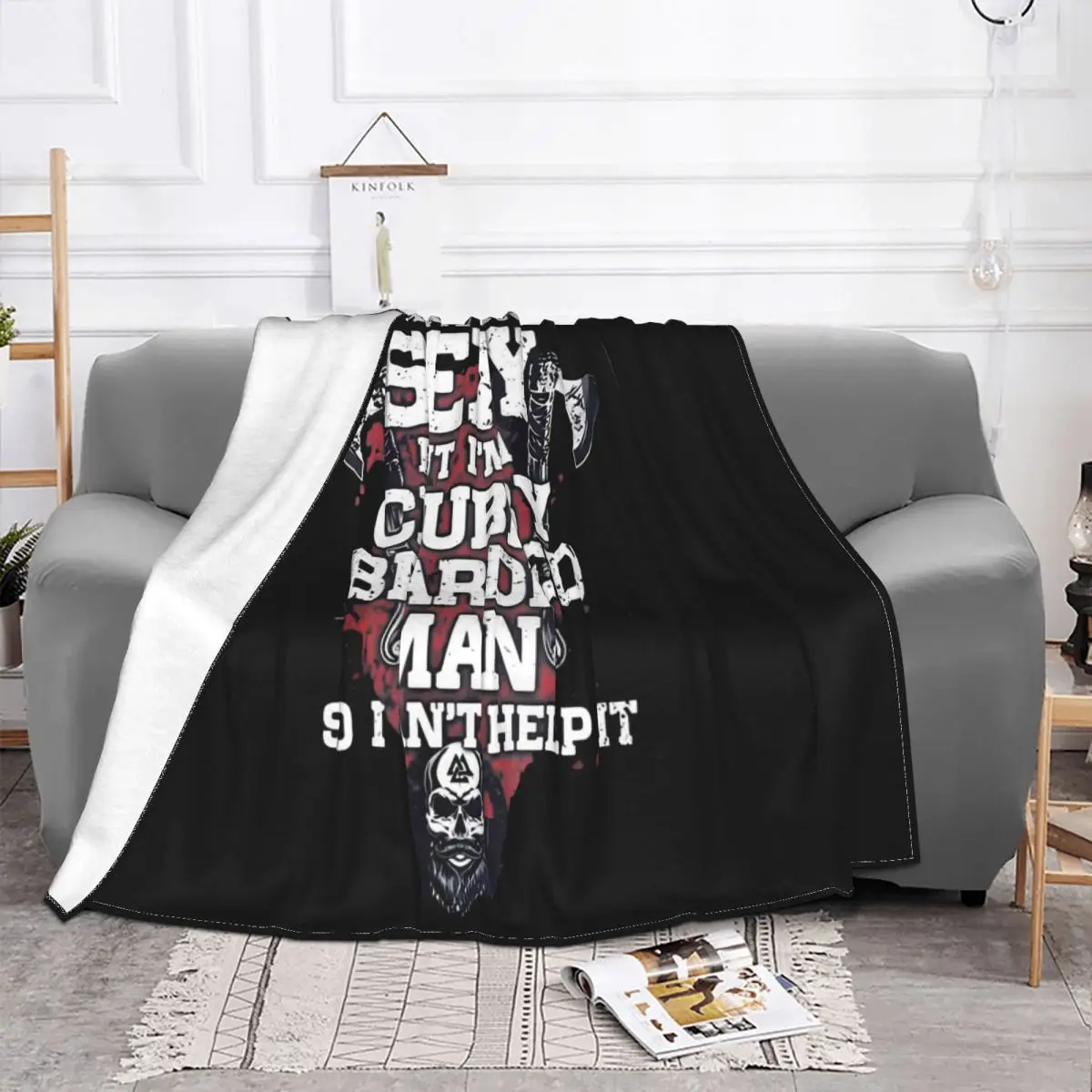 I Hate Being Sexy But I'M A Chubby Bearded Plush Blanket Throw Blanket Winter Warm Blanket Throw Blanket