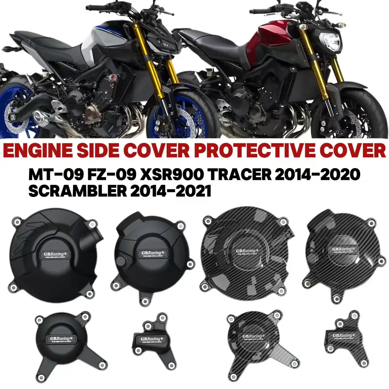 

Защитный чехол для капота двигателя мотоцикла Yamaha MT-09 FZ-09 SXR900 Tracer 900 Scrambler 2014 2015 2016 2017 2018 2019 2020