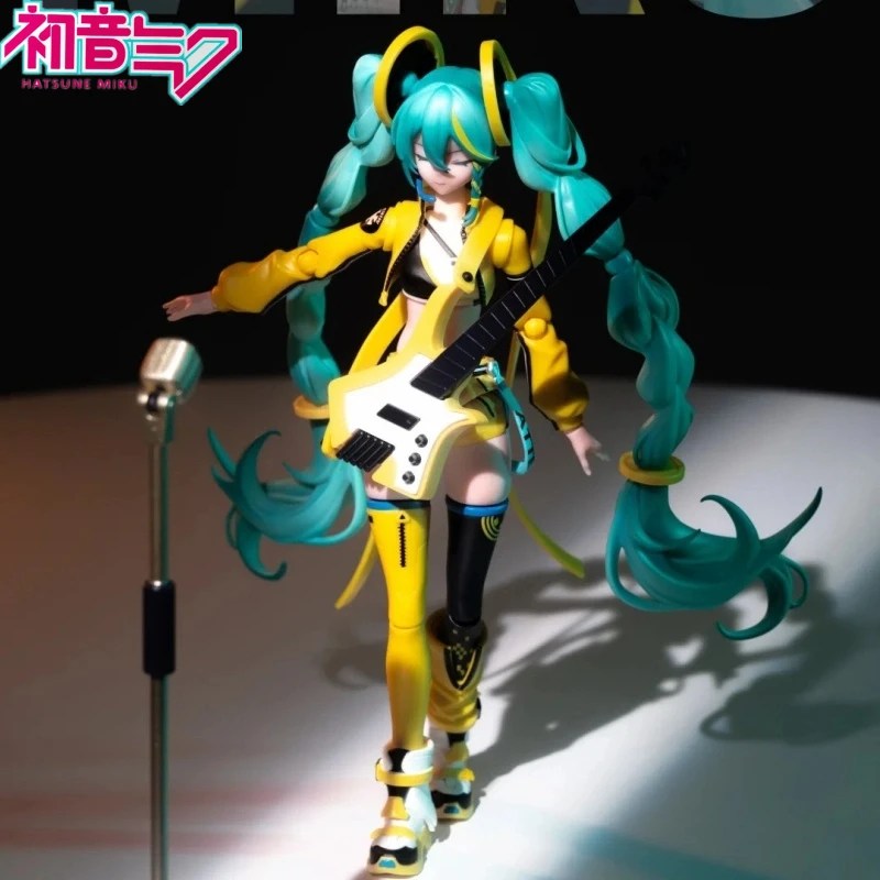 

Original Blokees Anime Figure Hatsune Miku Miracle Edition Vivid Echoes Action Figure Toys For Birthday Gifts Collectible Model