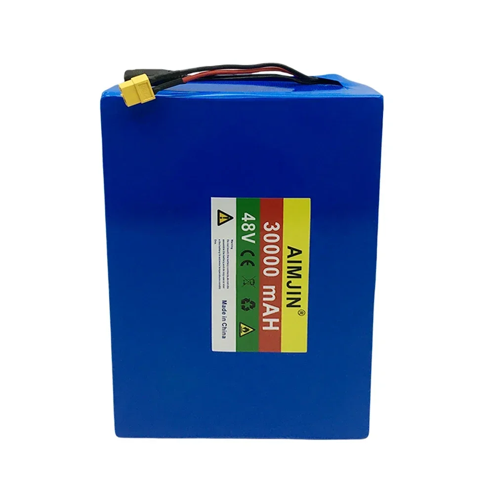 13S8P 48V 30Ah lithium battery for electric scooters, mountain bikes 250-800W+54.6V 2A charger