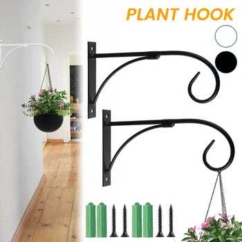 2 Stuks Wandhanger Hangende Mand Houder Bloempotten Haak Aan De Muur Gemonteerde Buitentuin Plant Beugels Hanger Home Muur Decoratie