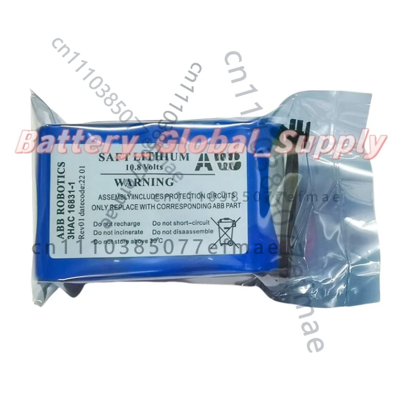 

3HAC16831-1 Аккумуляторная батарея ABB 10.8V для процессора робота-манипулятора ABB, память данных SMB, 1 шт., новая