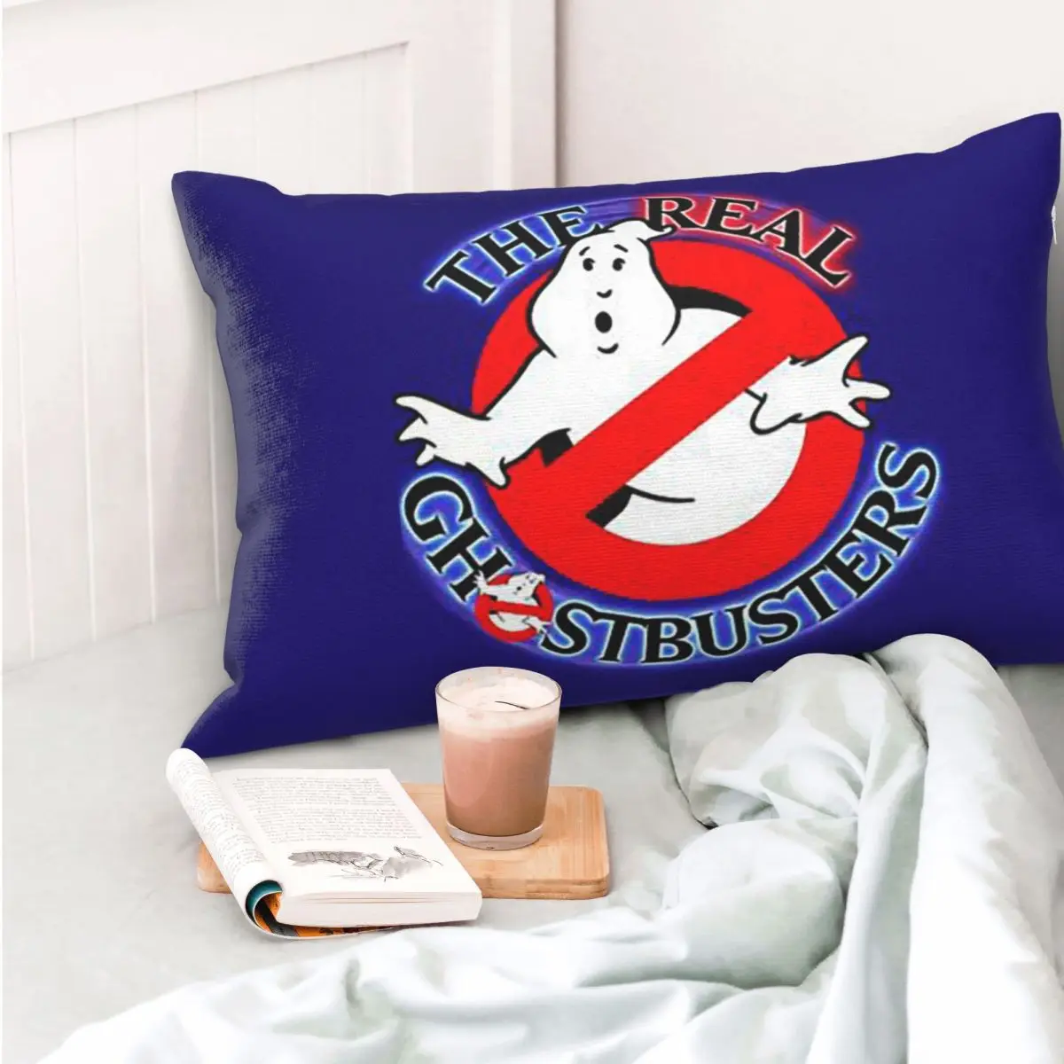 The GhostBusters Logo Pattern Rectangle Pillowcase Cushion Cover Decor Bedroom Bed Home Comfort Throw Pillow