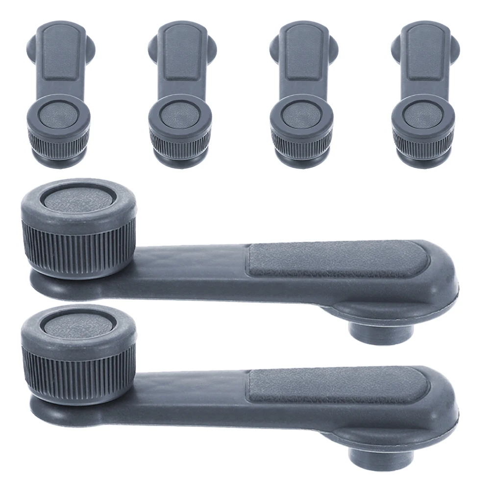 

6pcs Car Window Crank Handle Winder Plastic Spline Regulator Riser Universal Auto Interior Door Handle Replacement Truck Camper