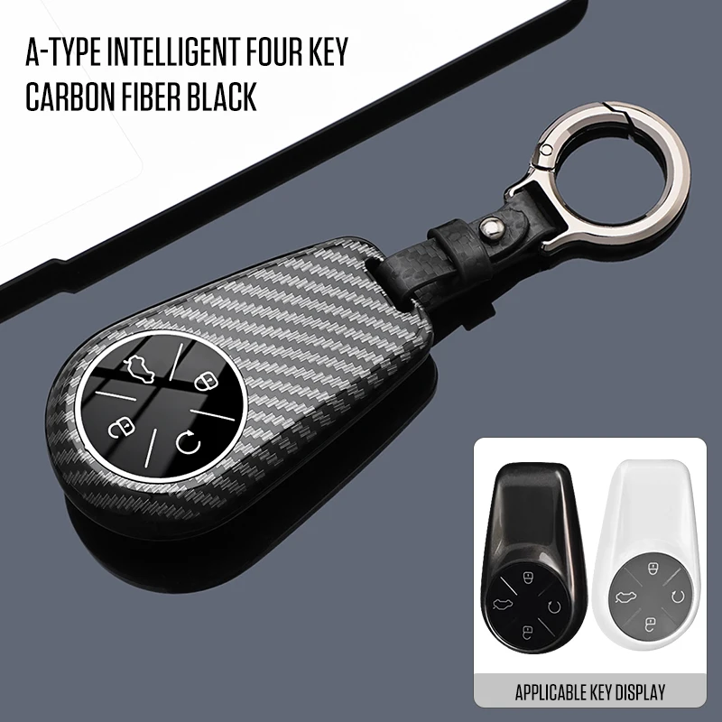 

for Chery Exeed VX RX CDM FL LX TXL PHEV Car Key Case Remote Cover Shell Keychain Housing Ring Holder Fob Interior Accessories