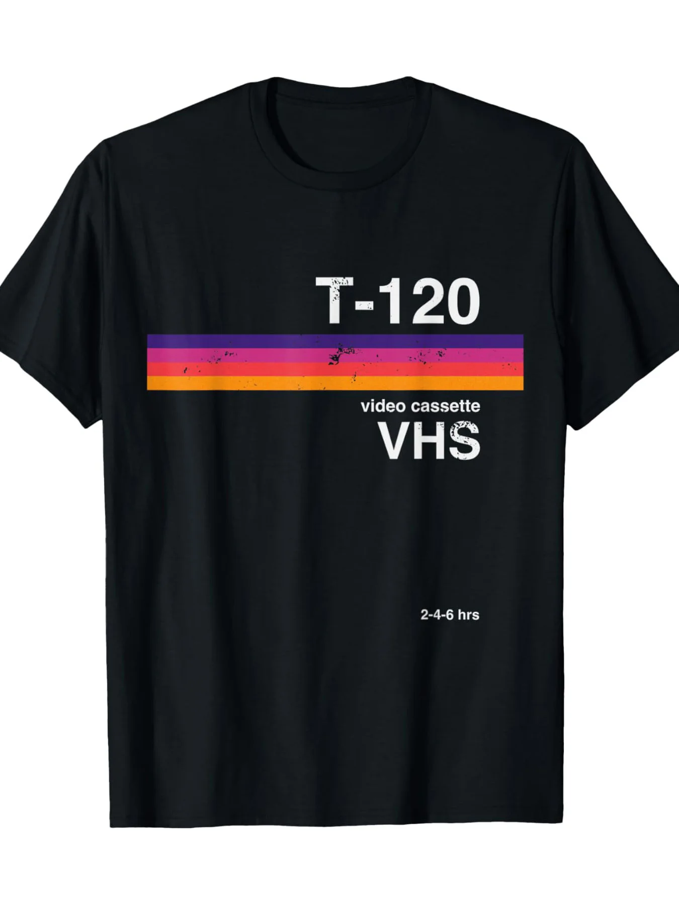 Camiseta con estampado de cinta de vídeo VHS retro, talla asiática S-5XL, diseño nostálgico de los años 80 y 90, ropa informal para hombre, camiseta retro
