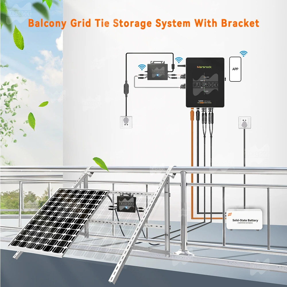 Sturdy and Durable Solar Panel Bracket – Portable, Easy to Install for Adaptable to Multiple Scenarios