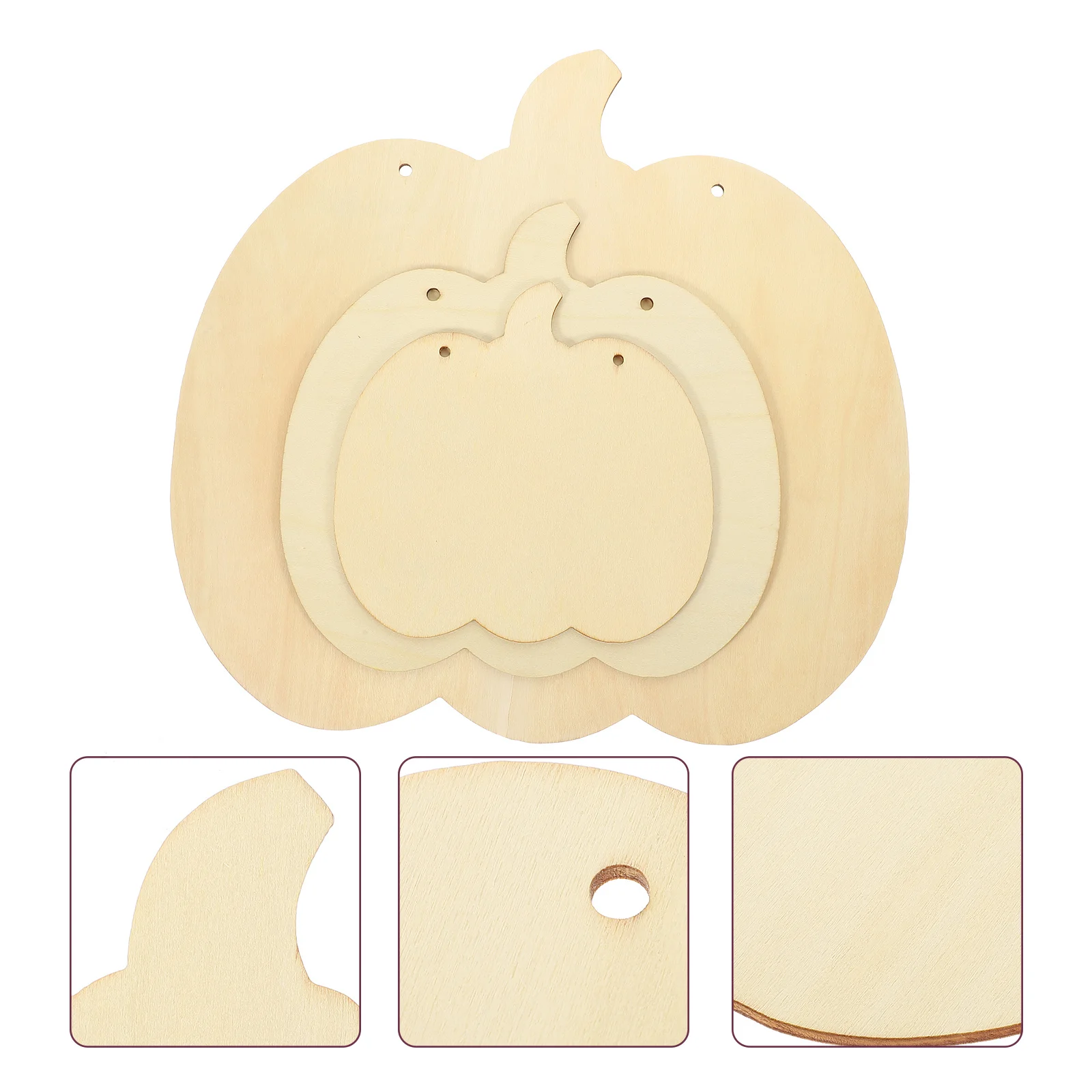 

12Pcs Wooden Pumpkin Tags Unfinished Wood Pieces DIY Craft Supplies for Holiday Wedding Decor Wood Craft DIY Crafts Material