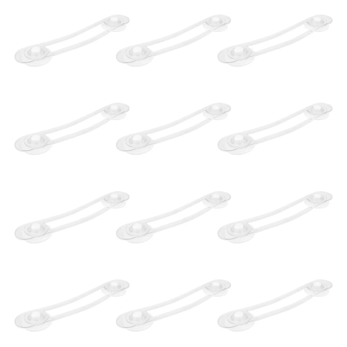 

12pcs Drawer Locks Transparent Baby Safety Latch No Drill Adhesive Cabinet Locks For Kids Childproofing Home Furniture