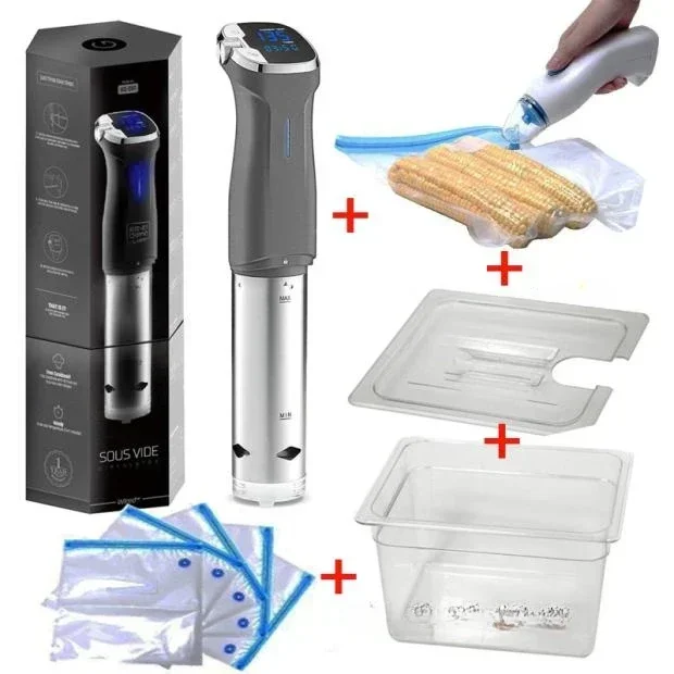 110V-220V low-temperature slow cooking machine stick kitchen cooking machine vacuum cooking utensils breakfast beef steak AE
