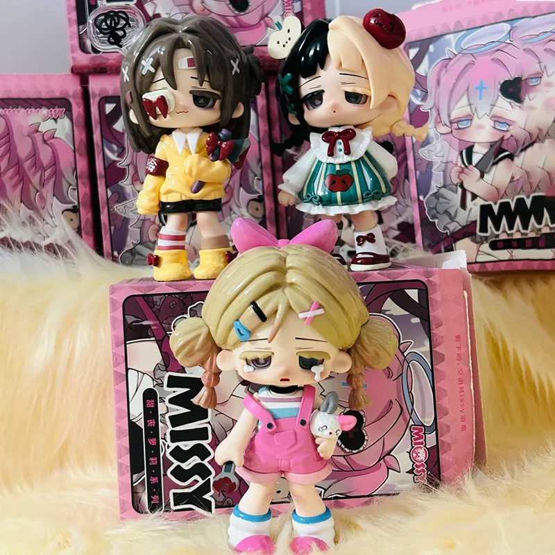 

В наличии Missy Sweet Mourning Lolita Crow Paradise Series слепая коробка Mystery Box Caixa Caja куклы подарок настольный орнамент игрушка из ПВХ