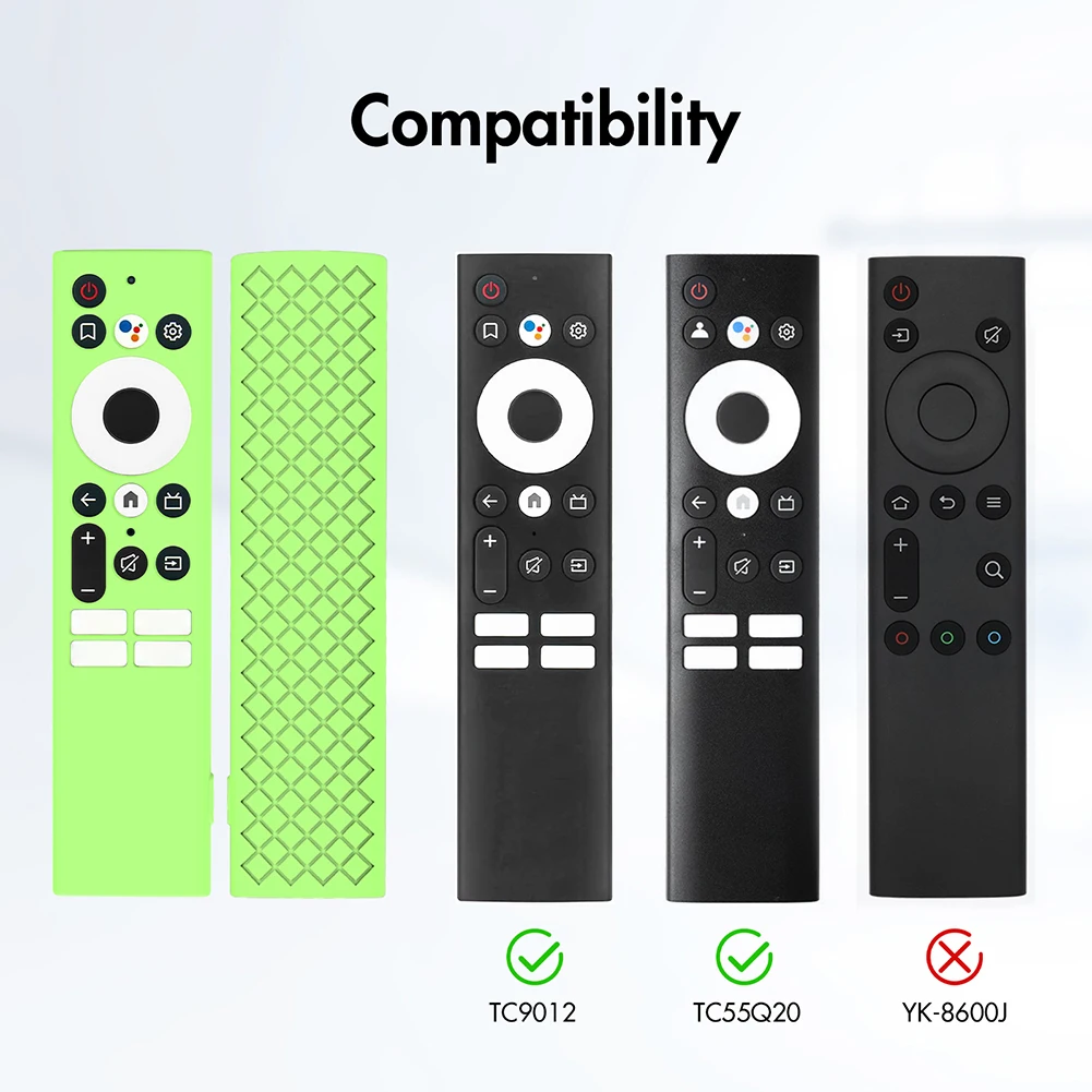 سيليكون التلفزيون غطاء تحكم عن بعد ل Skyworth TC9012 55Q20 البعيد الغطاء الواقي المضادة للانزلاق التلفزيون حافظة لجهاز التحكم عن بعد كم