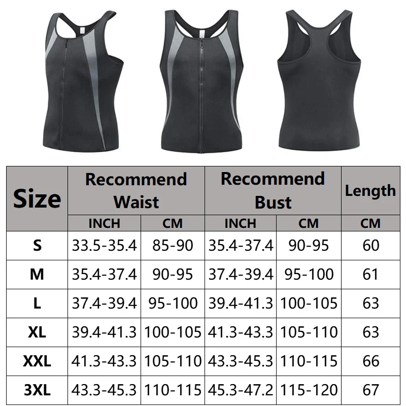 Men Abdomen Reducer Body Shaper Promote Sweat Sauna Vest Fitness Waist Trainer Belly Slimming Shapewear Fat Burner Tank Top