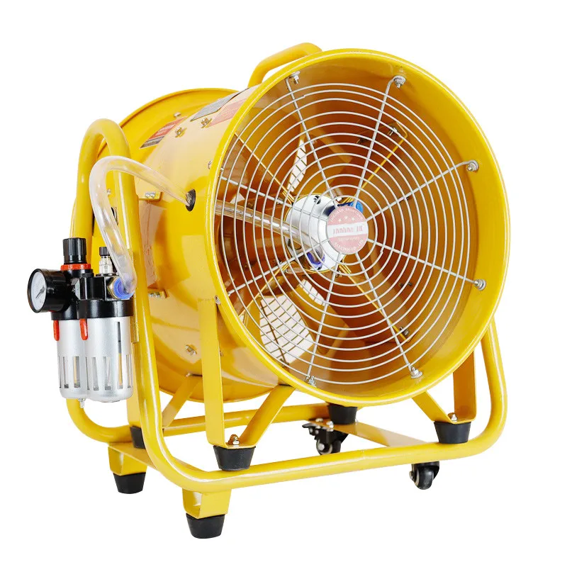 Kipas Angin Portabel Anti Ledakan 12 Inci, Kipas Ventilator Udara Pneumatik