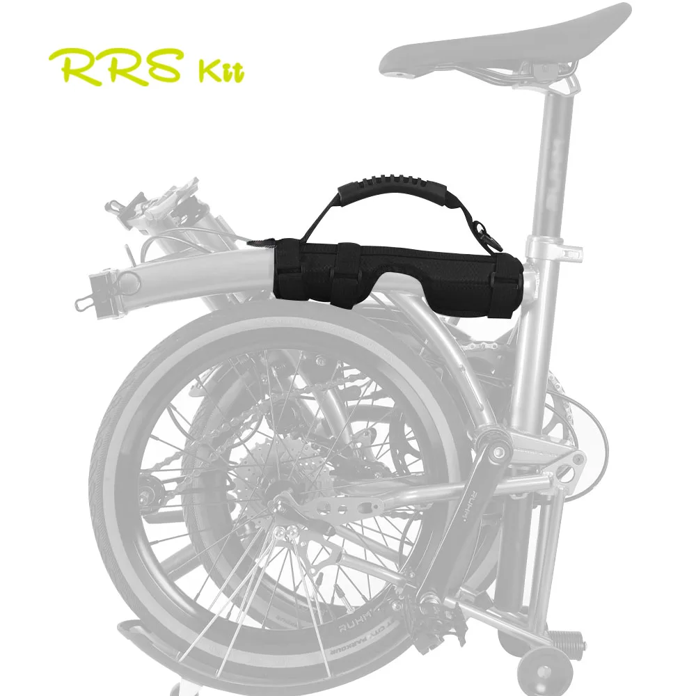RRskit Folding Bicycle Carrier Handle Hand Grip For Brompton Cycling Bike Frame Carry Shoulder Strap Bicycle Accessories view 5