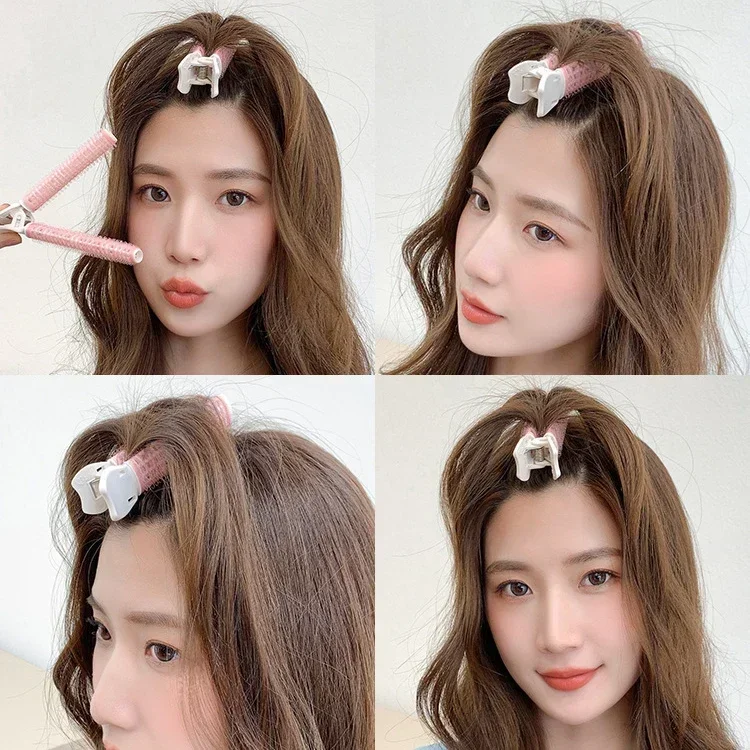 

2Pcs Hair Top Styling Hairpins Natural Fluffy Clips Lazy Hair Root Rollers Bangs Curling Hairs Clips Curlers Tools Barrette Gift