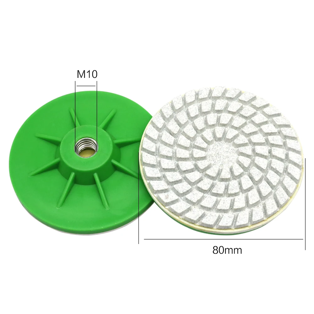 

80MM Diamond Grinding Disc For Ceramic Tile Polishing Slate Board Marble Quartz Stone Edge Chamfering Trimming Dry Grinding Disc