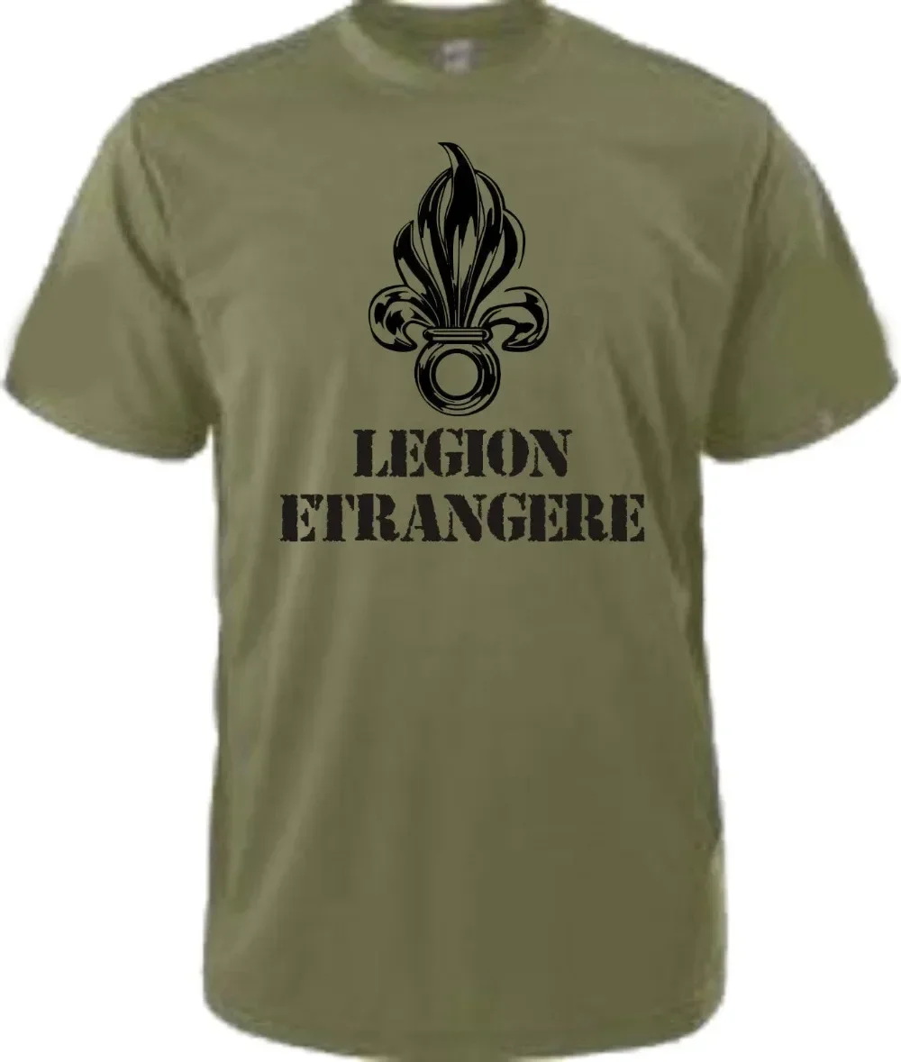 Legion Etrangere Army France Foreign Legion War Soldiers Infantry Infant New Men Summer Casual Design T Shirt