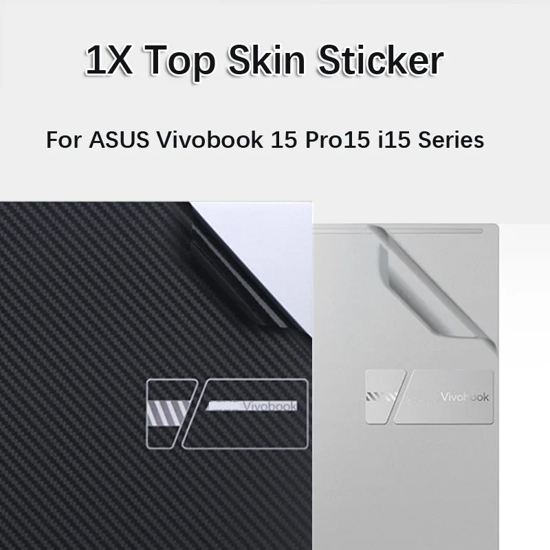 1X Top Skin Sticker Cover For ASUS Vivobook 15 X1502V M5100U/Pro15 K3500P M5506 M6501R N6506M K6502V K6500Z/15i K5504V