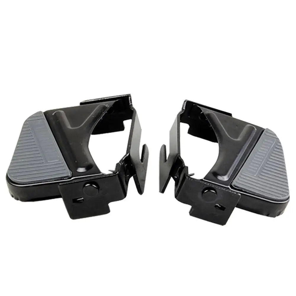 1 Pair Bicycle Rear Pedals Non-slip Bike Folding Pedal Steel Cycling Stand Footpegs Bike Footrest for Child Safety Rear Seat