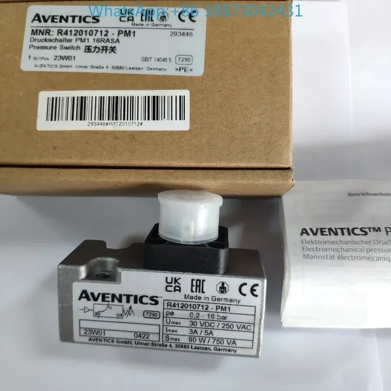 G-ermany AVENTICS pressure switches R412010712,R412010713 are brand new and original.
