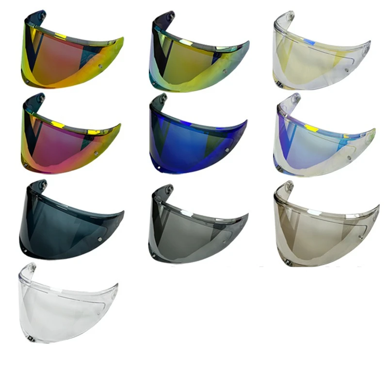

For AGV K6 K6S Helmet Lens Full Mirror Electroplating Day and Night Universal Anti-fog Sticker Color-changing Lens