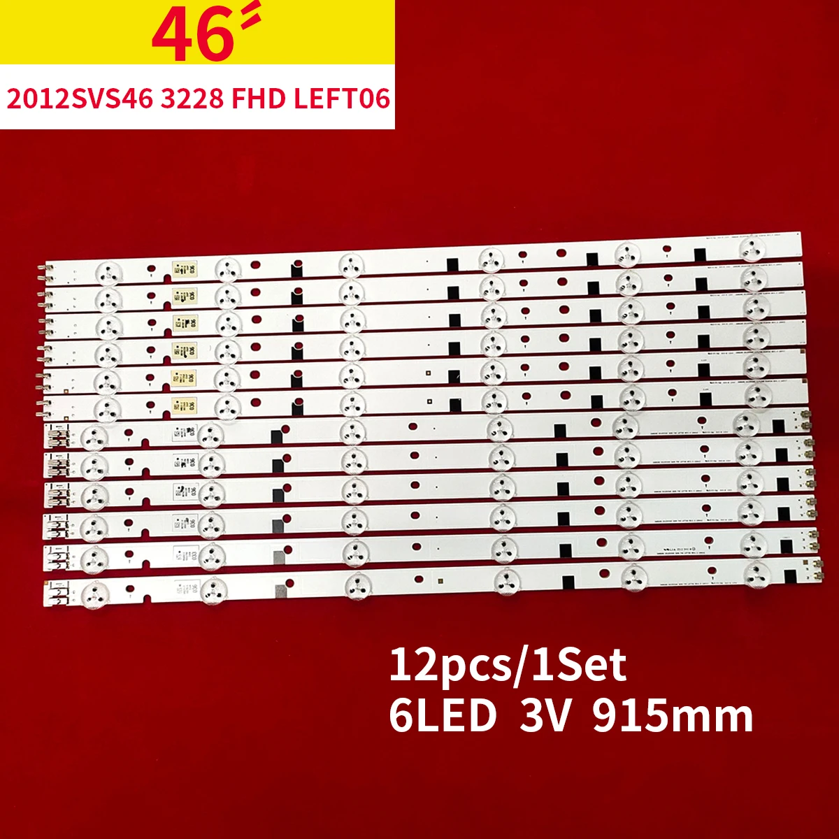 

1set for UE46EH6030 UN46EH5300 UN46EH6000 UN46FH6030 BN96-24110A 24111A 23596A 23597A SAM SUNG 2012SVS46 3228 FHD LEFT06 RIGHT06