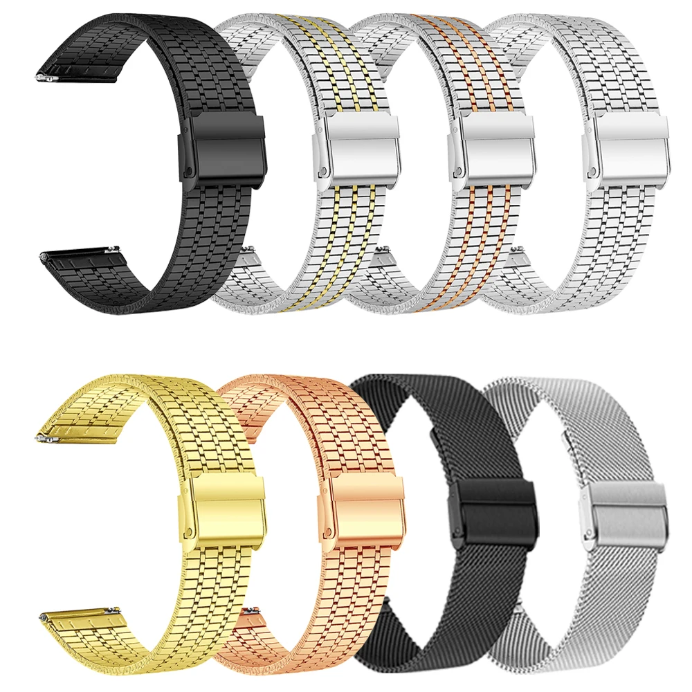 Metal 20mm 22mm Watch Strap For COLMI P71 Band COLMI P81 C81 P68 P76 P73 M42 Smartwatch band correa High Quality Bracelets Belt