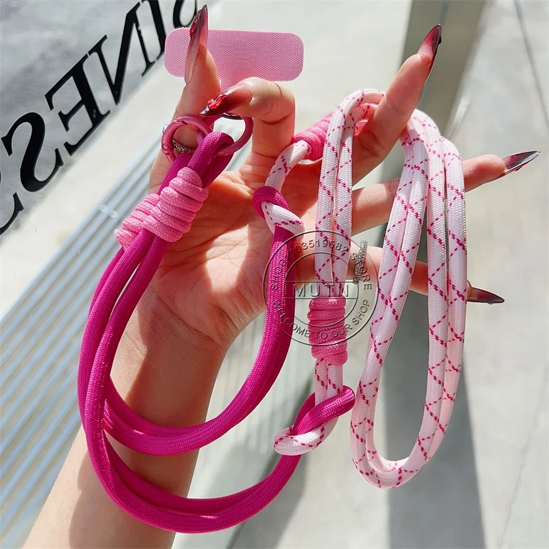 Colorful Knitted Phone Crossbody Strap