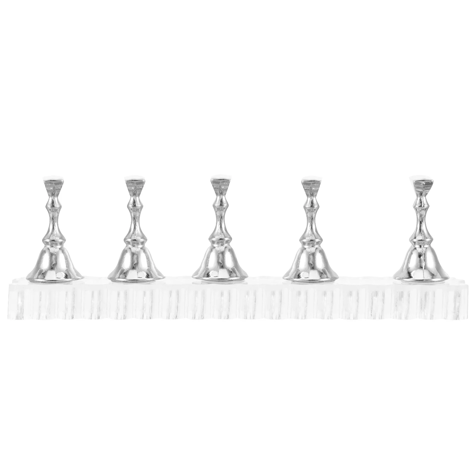 1Set Nail Practice Stand Press on Holder for Beginners Manicure Training Display Accessories Nail Stand Nails Supply
