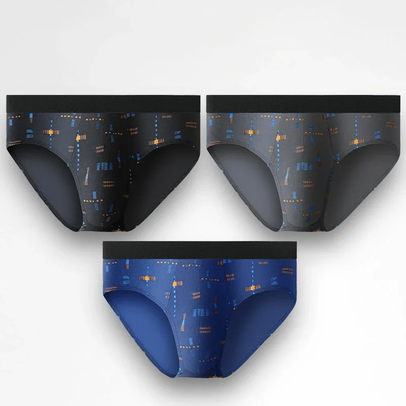 5 個のメンズオールコットン下着、メンズ夏薄い純綿抗菌ブリーフ、セクシーなパンツ、メンズ特大ショーツ