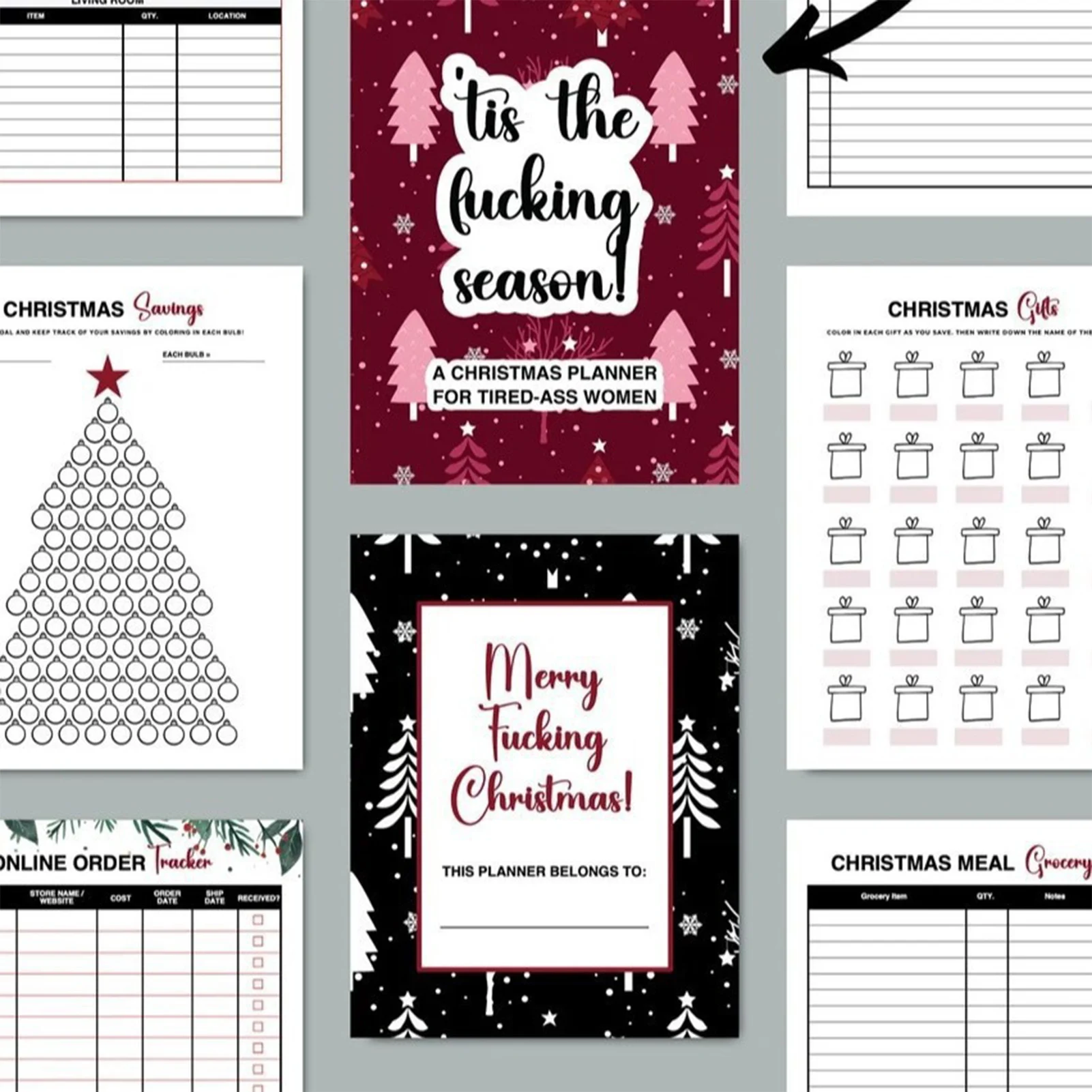 Christmas To Do List Planner Book Kid Scrapbook Diary Book Fits Diy Diary Tool Christmas Party Birthday Gifts Scrapbook Supplies