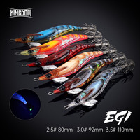 Kingdom Egi Squid Bait Artificial Jigging Lures Slow Sinking Squid Hooks Sea Fishing Octopus Cuttlefish Luminous Tackle Lure