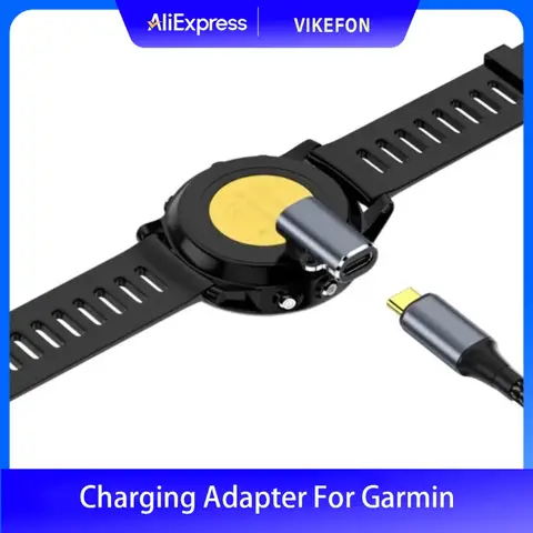 Garmin Fenix 8 7 7X 6 6S 5 5X Venu 2S Vivoactive 3 4 유형 C/마이크로 USB iOS Marq 시계 충전기 독 변환기용 충전 어댑터