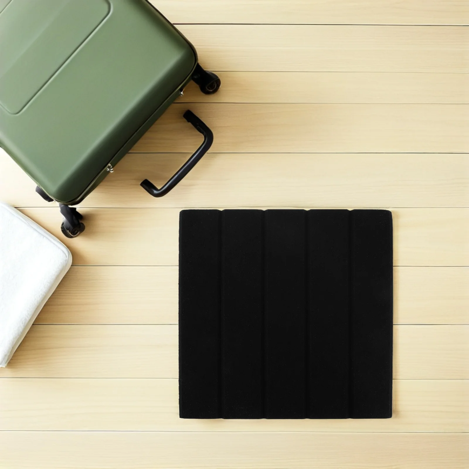 12 painéis acústicos à prova de som, listra vertical, painel de parede de poliéster, redução de ruído para estúdios, teatros, escritórios, som