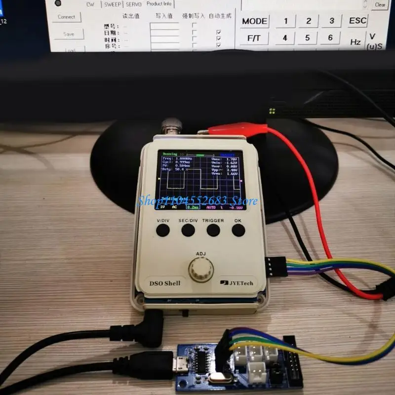 d'oscilloscope numérique améliorés Y6GD DSO150 d'oscilloscope numérique bricolage