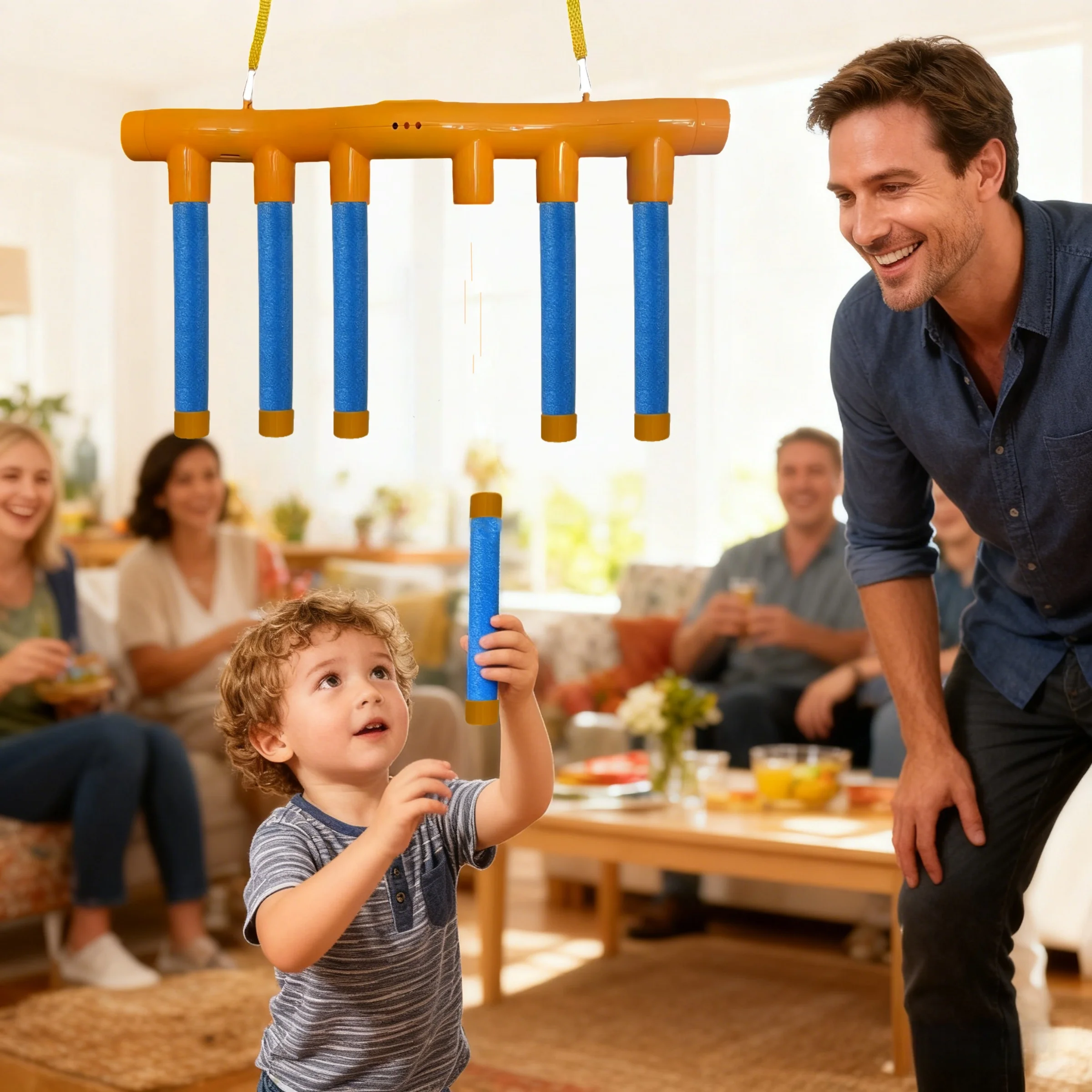 Party Stick Catching Game - Drop & Catch Challenge, Reaction & Reflex Training Toy