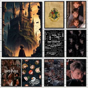 هاري بوتر ملصق فني ذاتي اللصق ، ورق لاصق مقاوم للماء ، قهوة ، منزل ، بار ، غرفة ، زخرفة حائط ، 1 قطعة أفضل 12 مطبخ هاري بوتر مبيعا - رقم 10