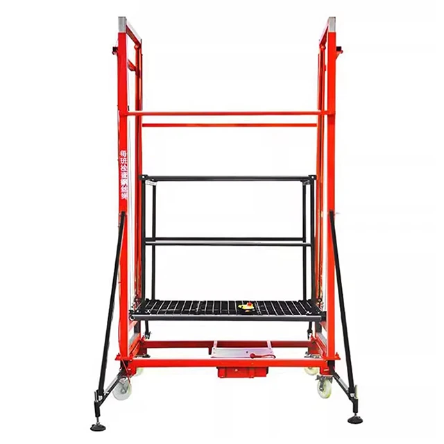 

New Folding Electric Lifting Scaffold Construction Climbing Platform Small Automatic Lifting Cargo Elevator