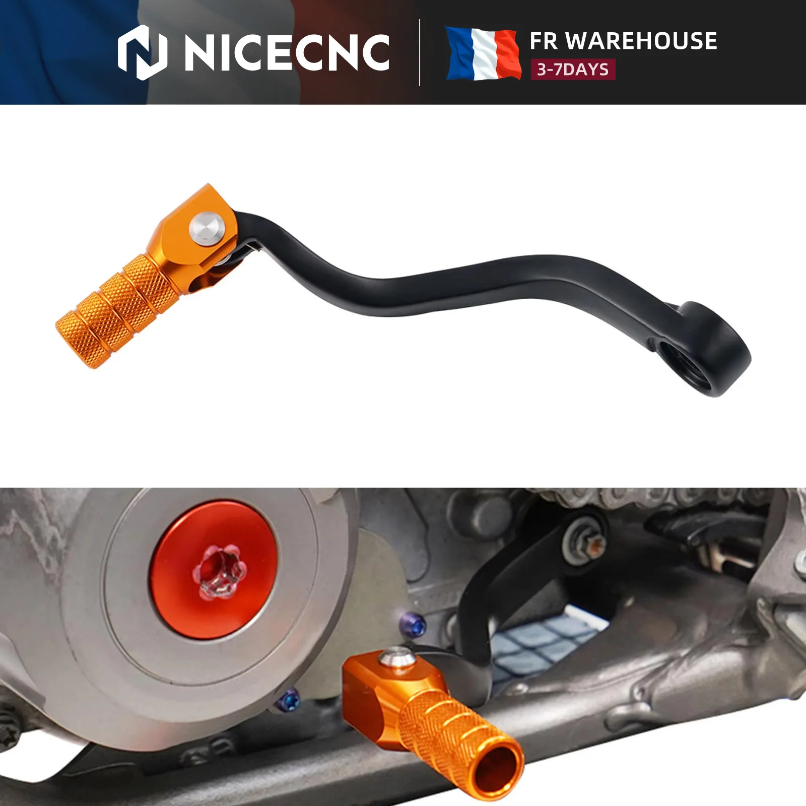 Levier de changement de vitesse NICECNC pour KTM SX 125 SX 200 EXC 250 SXF 250 XCF 250 SXF 450 SXF 350 Husqvarna FE 350 FE 450 FE 501