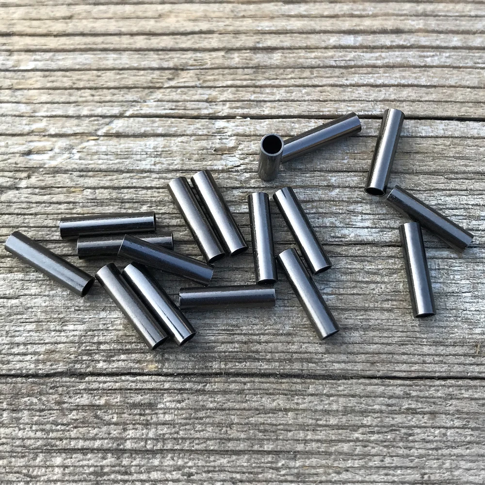 100 Stück/Box Kupfer-Crimphülsen, Runde Loop-Hülsen für Drahtvorfächer, Angelausrüstung, Schnurverbinder – Detail 11